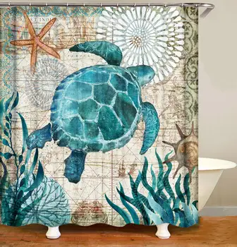 Turtle Sea Animals Shower Curtain Dolphin Jellyfish for Bathroom Waterproof Shower Curtain 72x72inches
Turtle Sea Animals Shower Curtain Dolphin Jellyfish for Bathroom Waterproof Shower Curtain 72x72inches