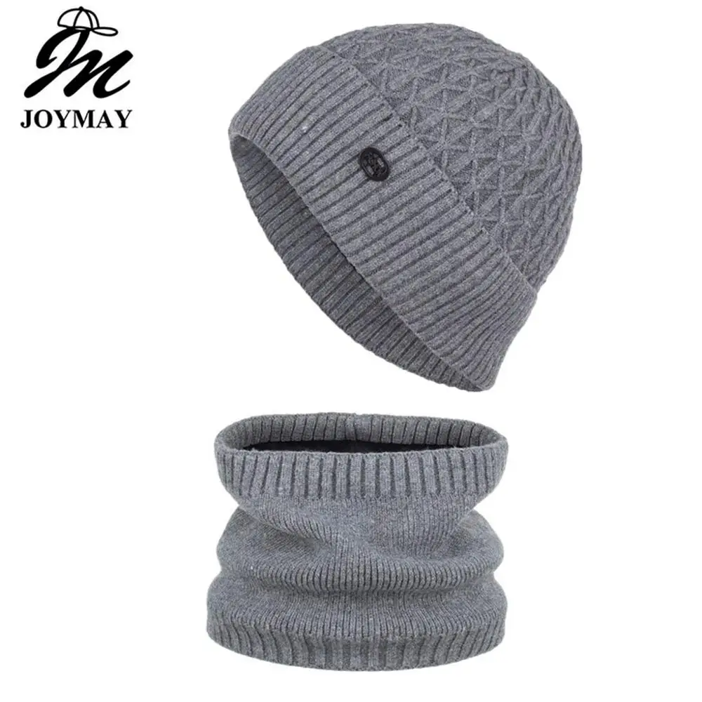 Фото Joymay New Arrival branch pattern winter hat scarf sets beanies neck warmer set WM110 | Аксессуары для одежды