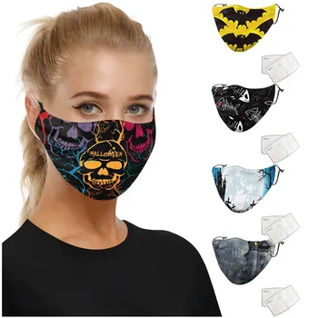 Filter mask Unisex Adjustable Windproof Reusable Printed Face Mask 1PCS Cosplay Halloween Skull funny Washable Expression 
Filter mask Unisex Adjustable Windproof Reusable Printed Face Mask 1PCS Cosplay Halloween Skull funny Washable Expression