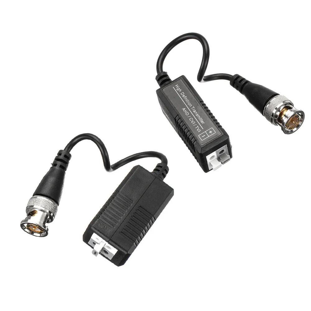 2Pcs Network Analog Coaxial AHD/CVI/TVI High Definition Analog Signal Twisted-pair Transmitter Passive Video Transmission Cable
2Pcs Network Analog Coaxial AHD/CVI/TVI High Definition Analog Signal Twisted-pair Transmitter Passive Video Transmission Cable