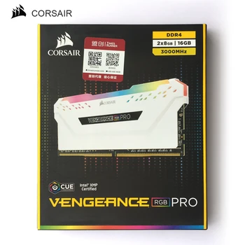 

CORSAIR RGB PRO Kit Memory RAMS 16GB(2X8GB) Module Dual-channel DDR4 PC4 3000Mhz 3200Mhz Mzh DIMM-White