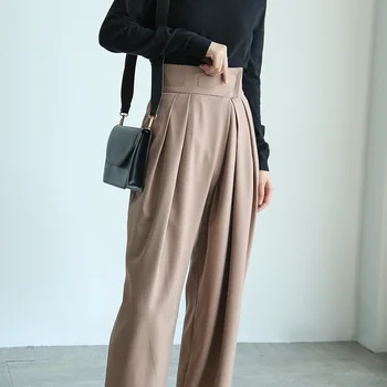High Waist Pants Loose Trousers Straight Casual Pants Autumn and Winter The New Fashionable Pants Woman
High Waist Pants Loose Trousers Straight Casual Pants Autumn and Winter The New Fashionable Pants Woman