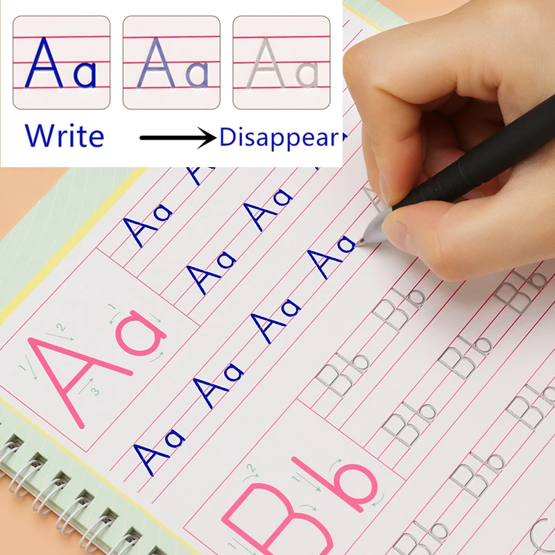 Free Gift Concave Magic Writing Paste Children Books Kids Educational Learning English Word Copybook Calligraphy Handwriting
Free Gift Concave Magic Writing Paste Children Books Kids Educational Learning English Word Copybook Calligraphy Handwriting