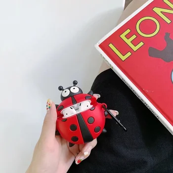 for Apple AirPods 1 2 Charging Box Fashion 3D Red Beetle Earphone Case Unique Airpod Case Earhook Cover Gift Earbud Case
for Apple AirPods 1 2 Charging Box Fashion 3D Red Beetle Earphone Case Unique Airpod Case Earhook Cover Gift Earbud Case