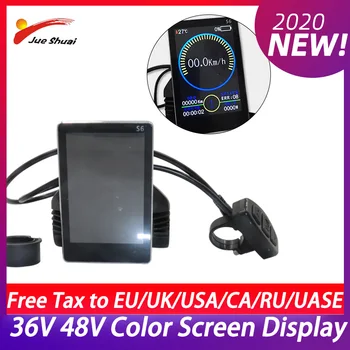 JS Electric Bike Display 36V 48V Electric Bicycle Colorful Screen Display S6 Waterproof Connector Control Panel for ebike parts
JS Electric Bike Display 36V 48V Electric Bicycle Colorful Screen Display S6 Waterproof Connector Control Panel for ebike parts