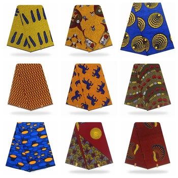 

Dutch Wax African Wax Veritable Ankara Fabric 2019 Latest African Fabric Print 100% Cotton Pagne Africain Original Wax Veritable