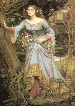 John William Waterhouse: Ophelia SILK POSTER Decorative painting 24x36inch 
John William Waterhouse: Ophelia SILK POSTER Decorative painting 24x36inch