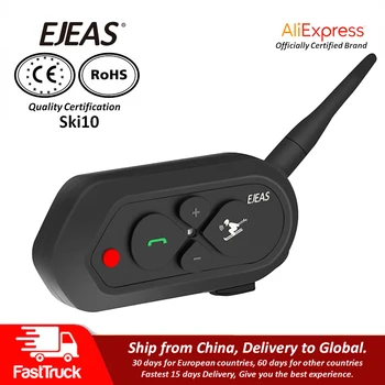 QPLOVE SKI10 Travel Skiing Intercom 1200m Helmet Bluetooth Headset Big Button 2 skiers Connection Convenient and Upgradeable
QPLOVE SKI10 Travel Skiing Intercom 1200m Helmet Bluetooth Headset Big Button 2 skiers Connection Convenient and Upgradeable