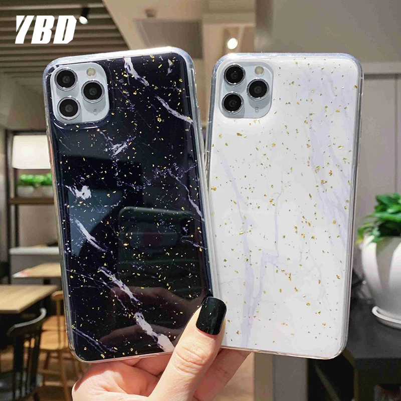 Фото YBD Luxury Colorful Marble Pattern Case for iPhone XR X 11 pro max Coque 7 8 Plus XS Max 6 s Cases | Мобильные телефоны и