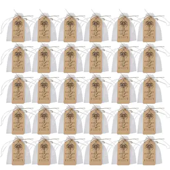 30PCS Wedding Candy Pouch Retro Drawstring Gift Bag with Key Bottle Opener & Tag
30PCS Wedding Candy Pouch Retro Drawstring Gift Bag with Key Bottle Opener & Tag