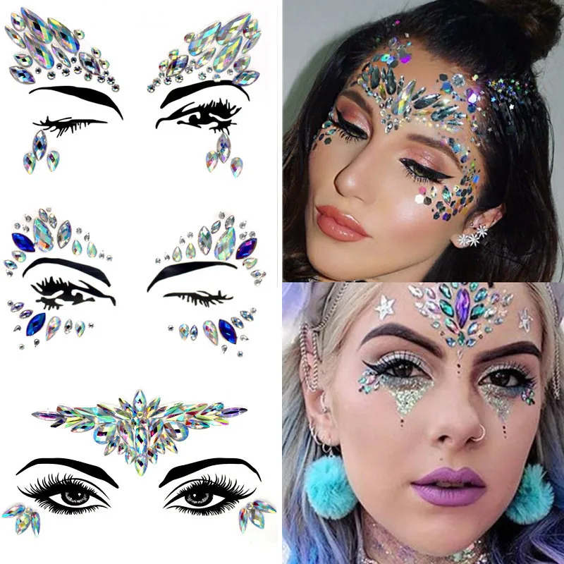 1 Sheet Handpicked Bohemia Tribal Style 3D Crystal Face Stickers Drill Stickers And Eye Jewels Forehead Stage Decor Temporary T
1 Sheet Handpicked Bohemia Tribal Style 3D Crystal Face Stickers Drill Stickers And Eye Jewels Forehead Stage Decor Temporary T