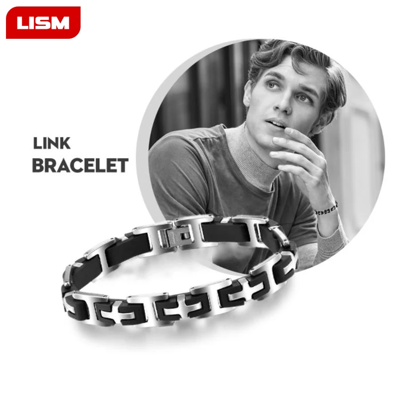 Black Stainless Steel Magnetite Silicone Cross Bracelets for Men Healthy Magnetic Bracelet & Bangles Male Jewelry
Black Stainless Steel Magnetite Silicone Cross Bracelets for Men Healthy Magnetic Bracelet & Bangles Male Jewelry