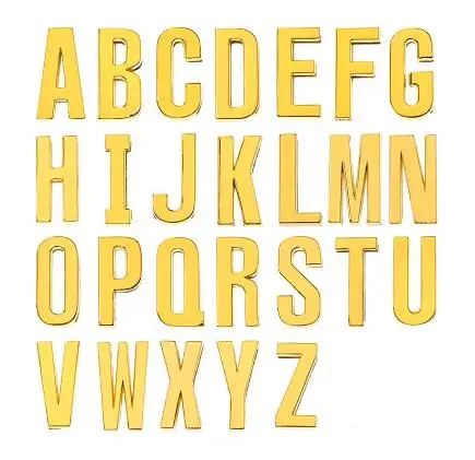 10PCS/lot Hole 30MM Smooth Plain Gold Color Slide Letters A - Z English Alphabet Fit For DIY Keychains Bracelet Wristband
10PCS/lot Hole 30MM Smooth Plain Gold Color Slide Letters A - Z English Alphabet Fit For DIY Keychains Bracelet Wristband