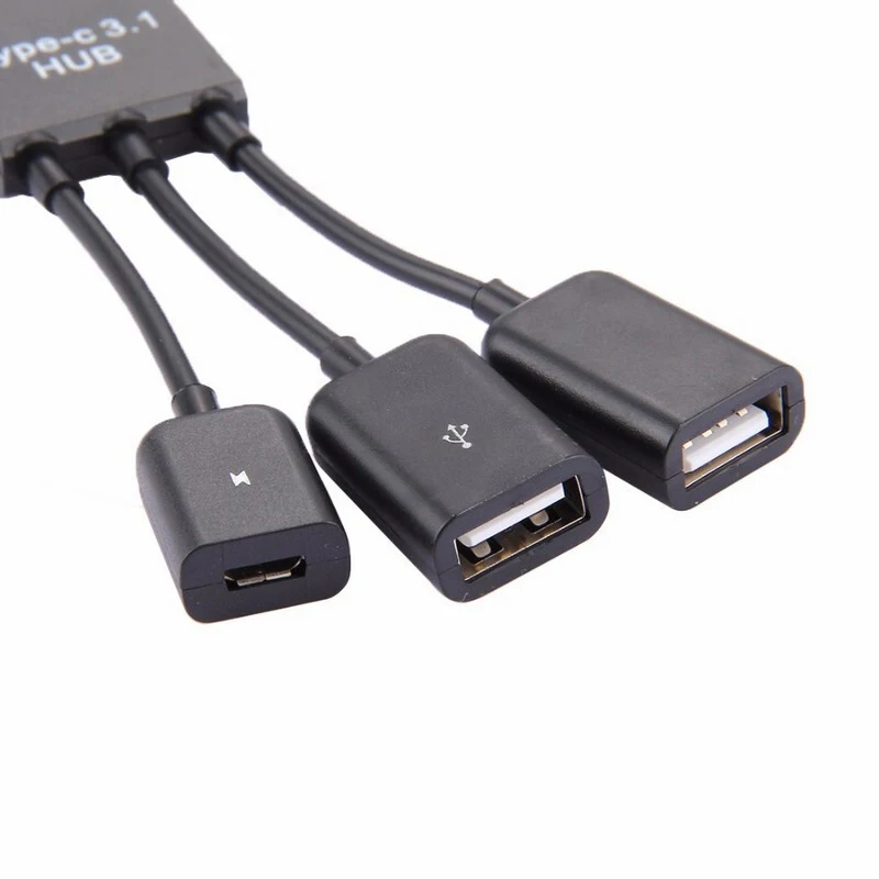 Универсальный 3 в 1 USB 3. 0 Type C к микро зарядка хост OTG концентратор кабель адаптер