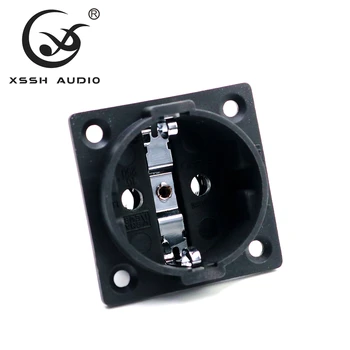 XSSH audio Copper Plated Rhodium Neutral AC 250V 16A EU Euro 2 pin IEC inlet Power Uitimate H Schuko Chassis socket
XSSH audio Copper Plated Rhodium Neutral AC 250V 16A EU Euro 2 pin IEC inlet Power Uitimate H Schuko Chassis socket