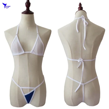 Transparent G-String Women'S Micro Bikinis Suit 2019 Sexy Thong Swimwear Extreme Solid Bandage Swimsuit HOT Sunbath Beachwear 
Transparent G-String Women'S Micro Bikinis Suit 2019 Sexy Thong Swimwear Extreme Solid Bandage Swimsuit HOT Sunbath Beachwear
