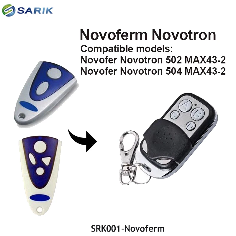 Novoferm Novotron 502 compatible con el código de rodamiento del remitente de mano alta calidad muy
Novoferm Novotron 502 compatible con el código de rodamiento del remitente de mano alta calidad muy