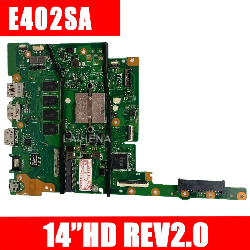 E402SA For ASUS E402MA E502MA Laptop motherboard E402MA mainboard REV2.0 integrated cpu onboard 100% tested Work
E402SA For ASUS E402MA E502MA Laptop motherboard E402MA mainboard REV2.0 integrated cpu onboard 100% tested Work