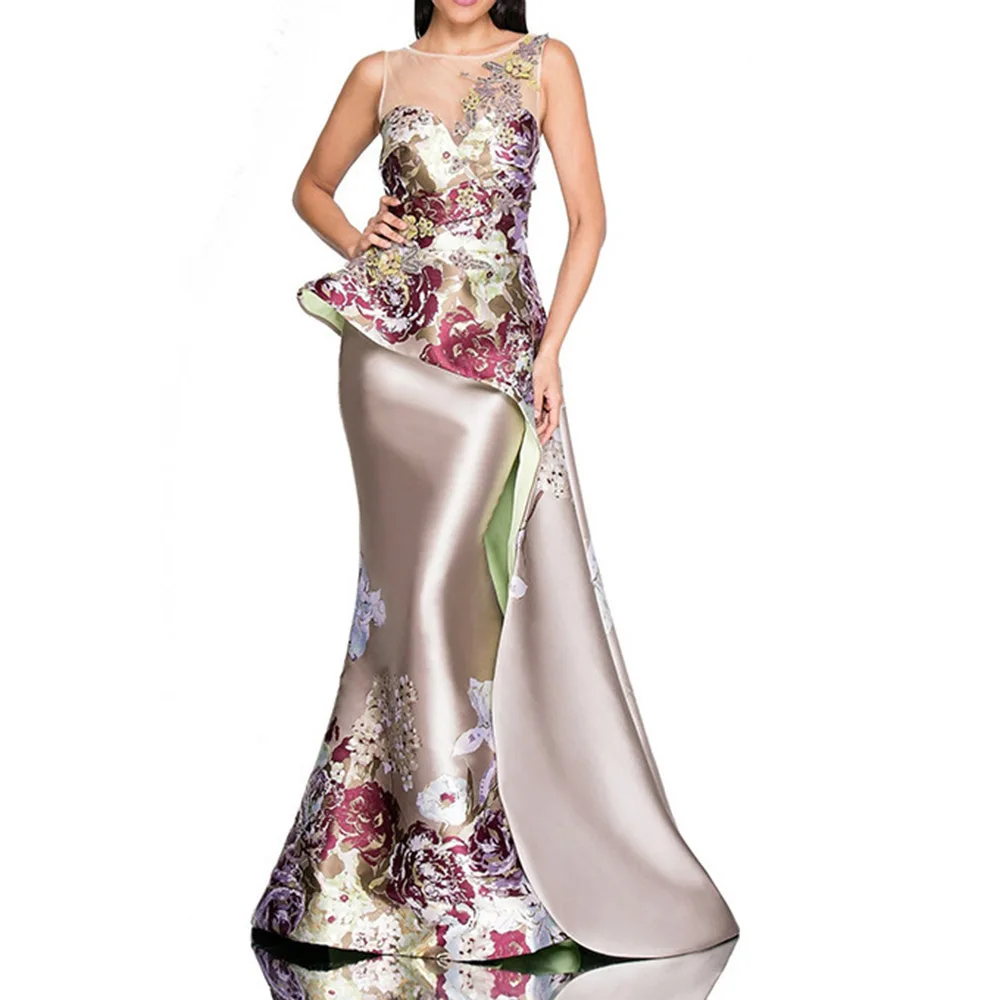 Dressv Long Luxurious Prom Dresses For Women Mermaid 3D Appliques Floor-Length Sleeveless Elegant Formal Party Dress 2020
Dressv Long Luxurious Prom Dresses For Women Mermaid 3D Appliques Floor-Length Sleeveless Elegant Formal Party Dress 2020