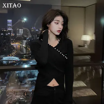 XITAO Sheath Women Sweater Fashion New 2020 Spring Full Sleeve Pullover Black Small Fresh Beading Women Patchwork Sweater XJ3389
XITAO Sheath Women Sweater Fashion New 2020 Spring Full Sleeve Pullover Black Small Fresh Beading Women Patchwork Sweater XJ3389