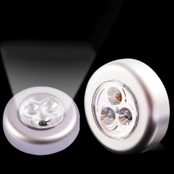Emergency Mini 3 LED Tap Battery Powered Wireless Touch Lamp Sticker Tap Touch Lamp Wall Lamp Cabinet Closet night Lighting
Emergency Mini 3 LED Tap Battery Powered Wireless Touch Lamp Sticker Tap Touch Lamp Wall Lamp Cabinet Closet night Lighting