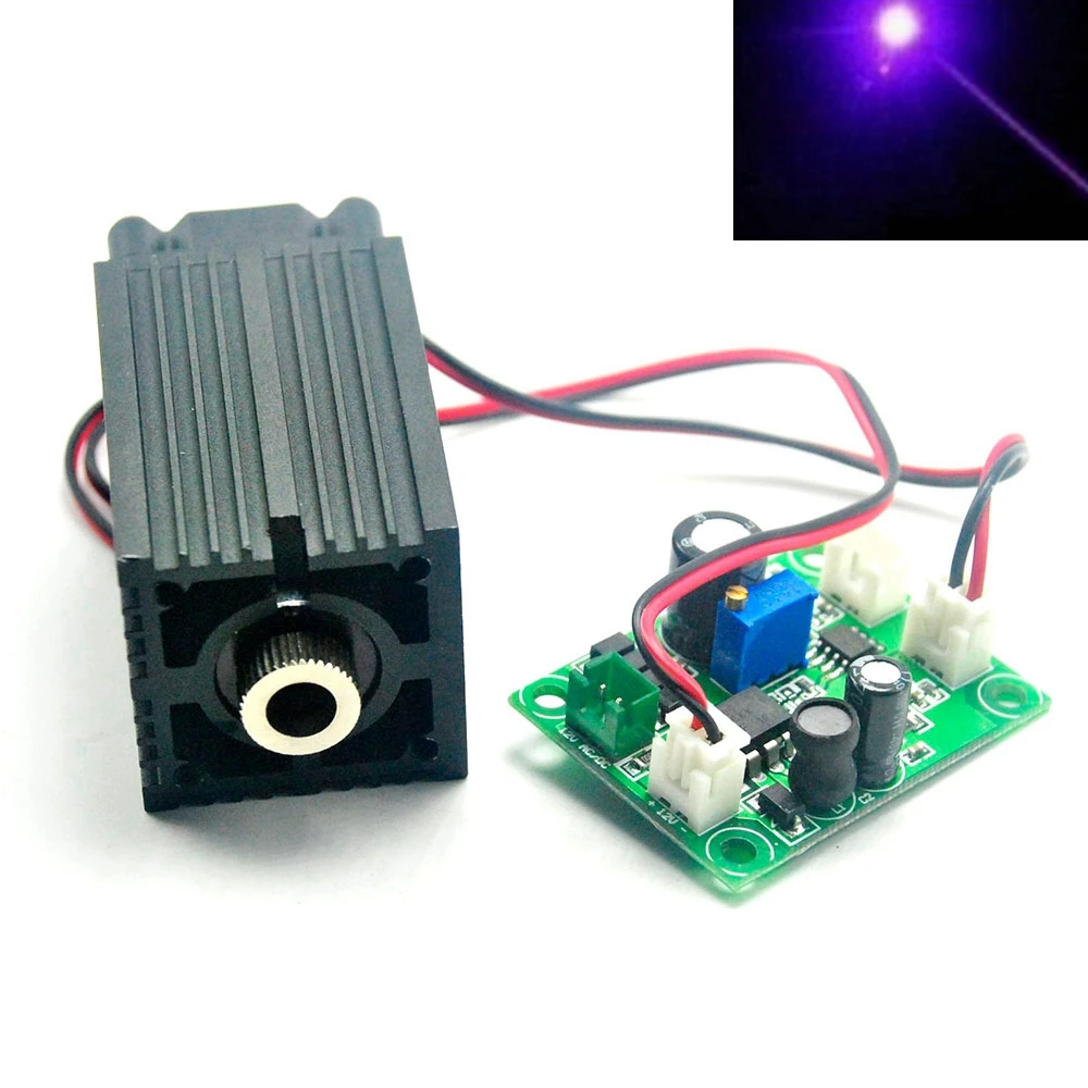 150mw 405NM Focusing Blue Purple Laser Module with TTL Control Laser Tube Diode
150mw 405NM Focusing Blue Purple Laser Module with TTL Control Laser Tube Diode