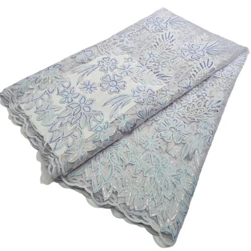 White French Sequin Tulle Lace Fabric 2022 Hot Sale Nigerian Mesh Lace Fabric 5Yards African Lace Fabric For Wedding Party
White French Sequin Tulle Lace Fabric 2022 Hot Sale Nigerian Mesh Lace Fabric 5Yards African Lace Fabric For Wedding Party