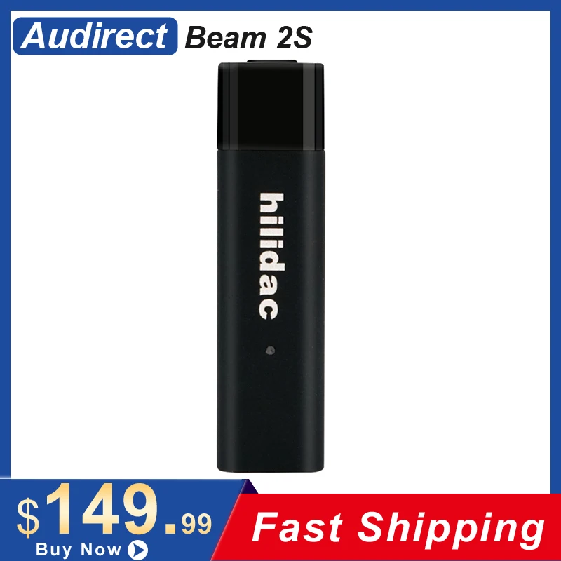 Hilidac Audirect Beam 2S Full MQA Rendering ESS9281C Pro DSD128 32Bit/384kHz Headphone Amplifier USB DAC Balanced 4.4mm output |