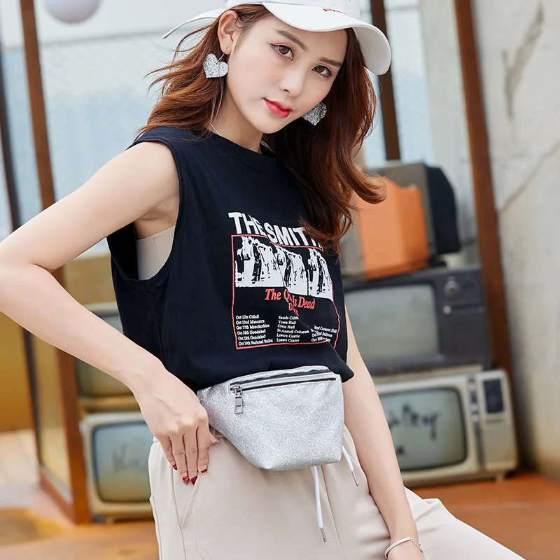 Women's 2019 Waist Bag Korean version of sequins starry personality full shoulder and shoulder Bags New Female Zipper Chest Bags
Women's 2019 Waist Bag Korean version of sequins starry personality full shoulder and shoulder Bags New Female Zipper Chest Bags