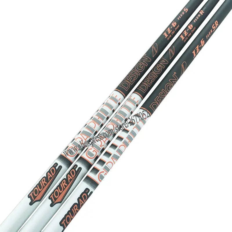 

New Golf shaft Tour AD IZ-6 Graphite shaft Regular or Stiff Flex driver wood Clubs Golf shaft Free shipping