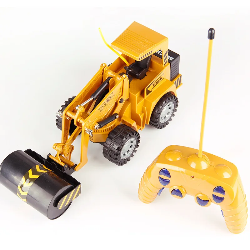 Remote control engineering vehicle simulation 5 channel car model toys 2.4G RC Road Roller Truck Toy 
Remote control engineering vehicle simulation 5 channel car model toys 2.4G RC Road Roller Truck Toy