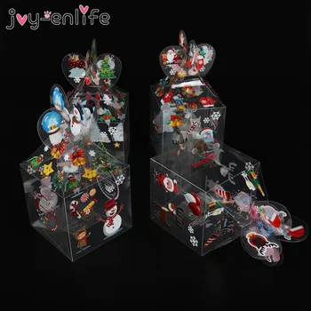 5pcs/lot Christmas Eve Candy Boxes Transparent PVC Plastic Box Xmas Present Party Favour Gift Christmas Decorations For Home
5pcs/lot Christmas Eve Candy Boxes Transparent PVC Plastic Box Xmas Present Party Favour Gift Christmas Decorations For Home