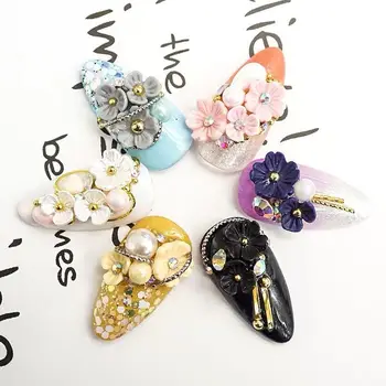 NOQ Nail Art Jewelry 3D Pearl Shell Flower Designs Decorations Rhinestones For Nails Accessories Manicure 8 Colors
NOQ Nail Art Jewelry 3D Pearl Shell Flower Designs Decorations Rhinestones For Nails Accessories Manicure 8 Colors