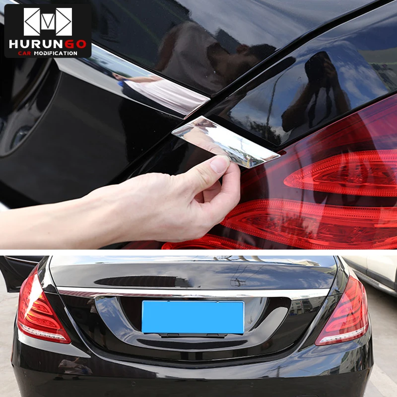 2pcs ABS Chrome Car Tail Strips Sequins Trim For Mercedes Benz S Class W222 2014-2018 Accessories
2pcs ABS Chrome Car Tail Strips Sequins Trim For Mercedes Benz S Class W222 2014-2018 Accessories