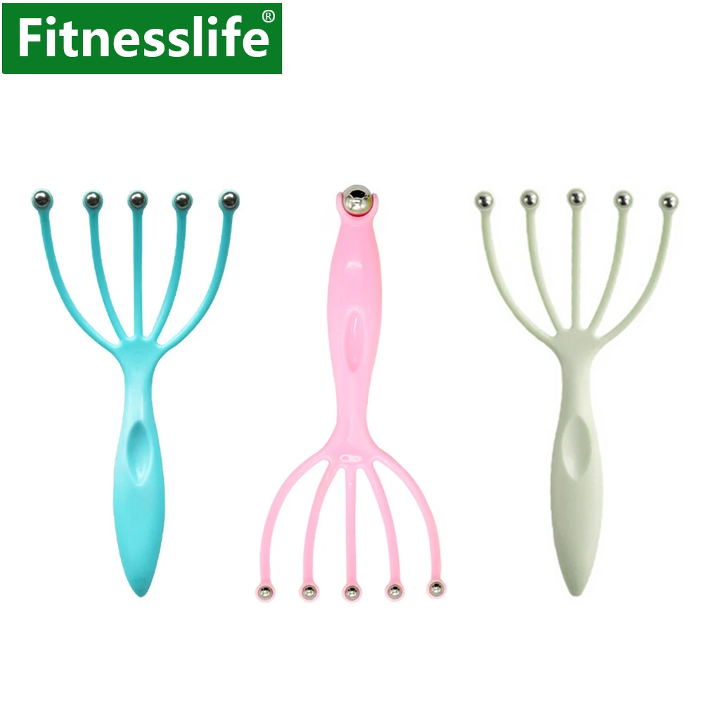 Head Scalp Neck Massager Comb Roller Five Finger Claws Steel Ball Hand Held Relax SPA Hair Care for hair growth Stress Relief
Head Scalp Neck Massager Comb Roller Five Finger Claws Steel Ball Hand Held Relax SPA Hair Care for hair growth Stress Relief