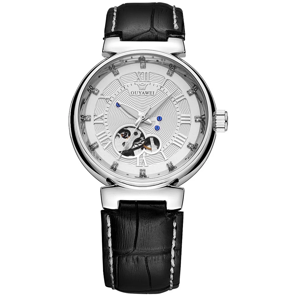 Europe-asia wei ouyawei Fully Automatic Genuine Leather Waterproof Hollow out Men Analog Watch
Europe-asia wei ouyawei Fully Automatic Genuine Leather Waterproof Hollow out Men Analog Watch