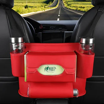 Car Luxury Upgraded Tissue Box Car Interior Seat Back Storage Bags Rear Hanging Car Leather Seat Back Storage Supplies 
Car Luxury Upgraded Tissue Box Car Interior Seat Back Storage Bags Rear Hanging Car Leather Seat Back Storage Supplies
