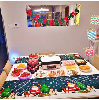 Christmas Disposable Tablecloth Rectangular Cartoon Table Top Decoration Waterproof And Oil Proof Pe Table Cover New 2021
Christmas Disposable Tablecloth Rectangular Cartoon Table Top Decoration Waterproof And Oil Proof Pe Table Cover New 2021