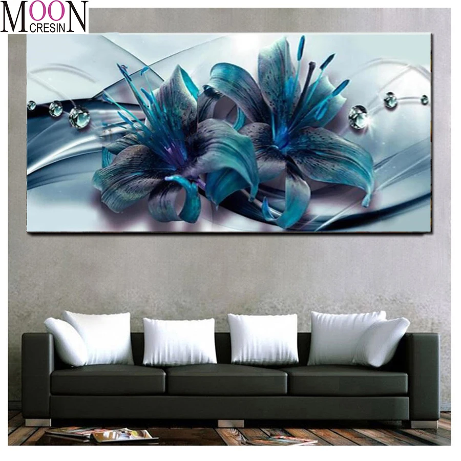 Blue Lily Diamond Painting Full Square Round Cross Stitch Diamond Set Mosaic Still Life 5D Diamond Embroidery Flowers Home Decor
Blue Lily Diamond Painting Full Square Round Cross Stitch Diamond Set Mosaic Still Life 5D Diamond Embroidery Flowers Home Decor