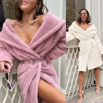 2019 Women Winter Warm Faux Fur Long Sleeve Cardigan Outwear Fleece Coat Jacket Lapel Overcoat Solid Top
2019 Women Winter Warm Faux Fur Long Sleeve Cardigan Outwear Fleece Coat Jacket Lapel Overcoat Solid Top