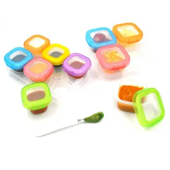 4 Pcs BPA Free Baby Plastic Portable Food Containers Mini Weaning Freezer Pots Case Cube Freezing Storage Box
4 Pcs BPA Free Baby Plastic Portable Food Containers Mini Weaning Freezer Pots Case Cube Freezing Storage Box