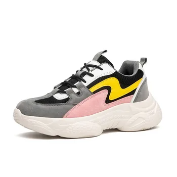 New Sneakers Women Spring Dropshipping Thick Bottom Daddy Shoes Thick Bottom Round Toe Breathing Leisure Running Shoes
New Sneakers Women Spring Dropshipping Thick Bottom Daddy Shoes Thick Bottom Round Toe Breathing Leisure Running Shoes