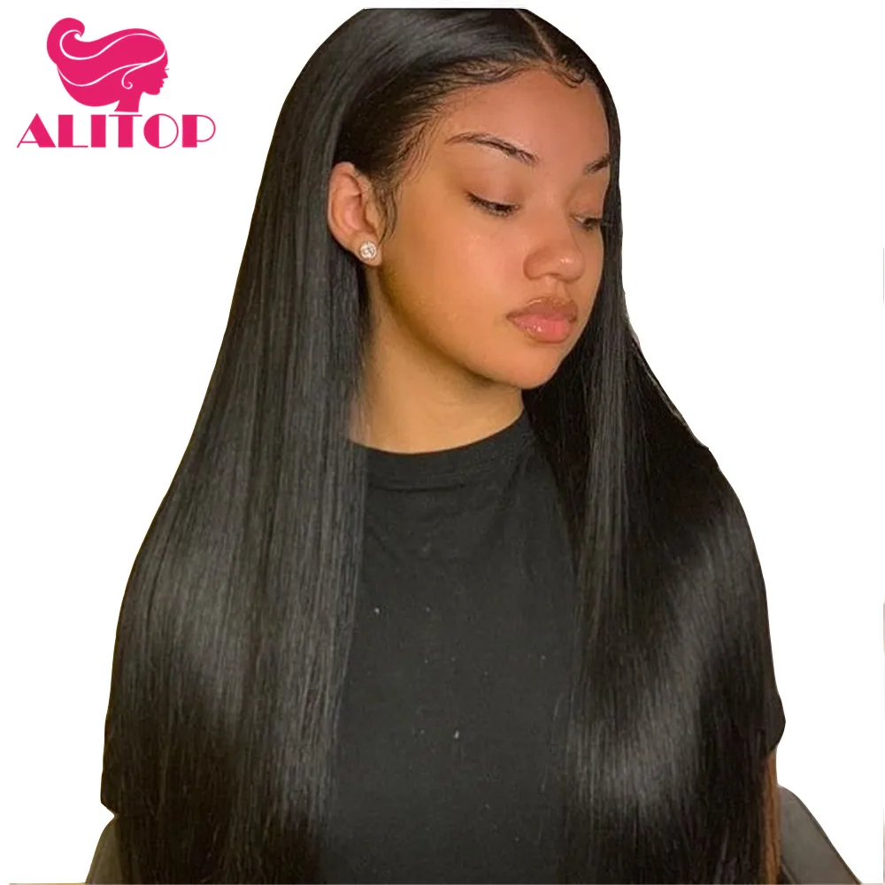 ALITOP 360 Lace Frontal Wig 150% Density Straight Lace Front Human Hair Wigs Indian Remy Hair Wig Pre Plucked With B aby Hair
ALITOP 360 Lace Frontal Wig 150% Density Straight Lace Front Human Hair Wigs Indian Remy Hair Wig Pre Plucked With B aby Hair