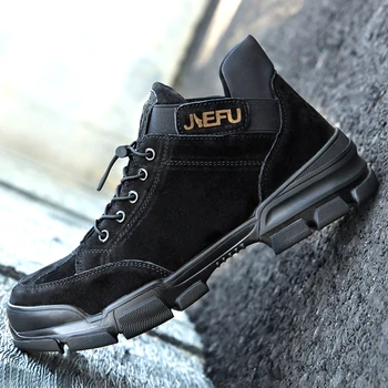 Winter Men's Outdoor Steel Toe Anti Smashing Protective Work Shoes Boots Men Puncture Proof Safety Shoes Anti-slip
Winter Men's Outdoor Steel Toe Anti Smashing Protective Work Shoes Boots Men Puncture Proof Safety Shoes Anti-slip