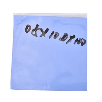 100mm*100mm*0.5mm GPU CPU Heatsink Cooling Conductive Silicone Pad Thermal Pad High Quality Blue
100mm*100mm*0.5mm GPU CPU Heatsink Cooling Conductive Silicone Pad Thermal Pad High Quality Blue