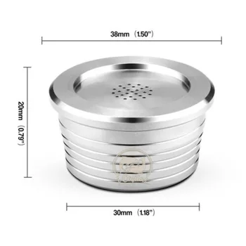 Reusable Coffee Capsule Filter Compatible For Delta Q Filters Baskets Pod Stainless Steel Kitchen Supplies
Reusable Coffee Capsule Filter Compatible For Delta Q Filters Baskets Pod Stainless Steel Kitchen Supplies
