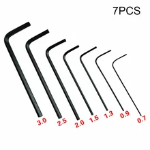 7pcs/set 0.7mm-3mm Mini Chrome Vanadium Steel Wrench Hexagon Hex Allen Key Set Wrench Screwdriver Tool Kit Micro Hex Wrench
7pcs/set 0.7mm-3mm Mini Chrome Vanadium Steel Wrench Hexagon Hex Allen Key Set Wrench Screwdriver Tool Kit Micro Hex Wrench