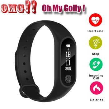 Smart Bracelet M2 Waterproof Wristband Heart Rate Monitor Fitness Tracker Bluetooth Smart Band for Android iOS Phone Smartband
Smart Bracelet M2 Waterproof Wristband Heart Rate Monitor Fitness Tracker Bluetooth Smart Band for Android iOS Phone Smartband