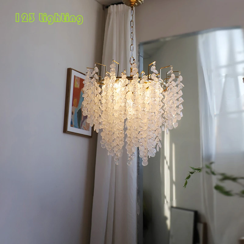 

Modern Crystal LED Chandeliers Parlor Foyer Dining room Bedroom Hanging Light Fixtures Beautiful Lamp Loft Deco 110-240V