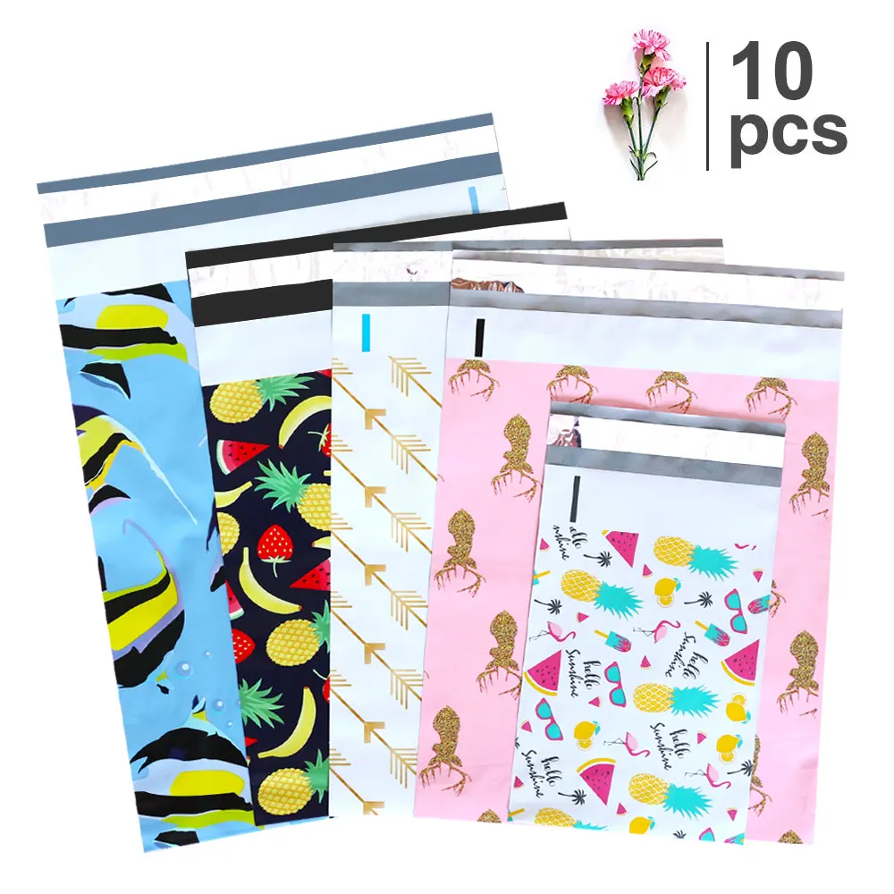 Speedy Mailers 4 Design 10PCS/Pack Colorful Poly Mailer Creative Printing Poly Mailer Self Seal Plastic Packing Envelope Bags
Speedy Mailers 4 Design 10PCS/Pack Colorful Poly Mailer Creative Printing Poly Mailer Self Seal Plastic Packing Envelope Bags